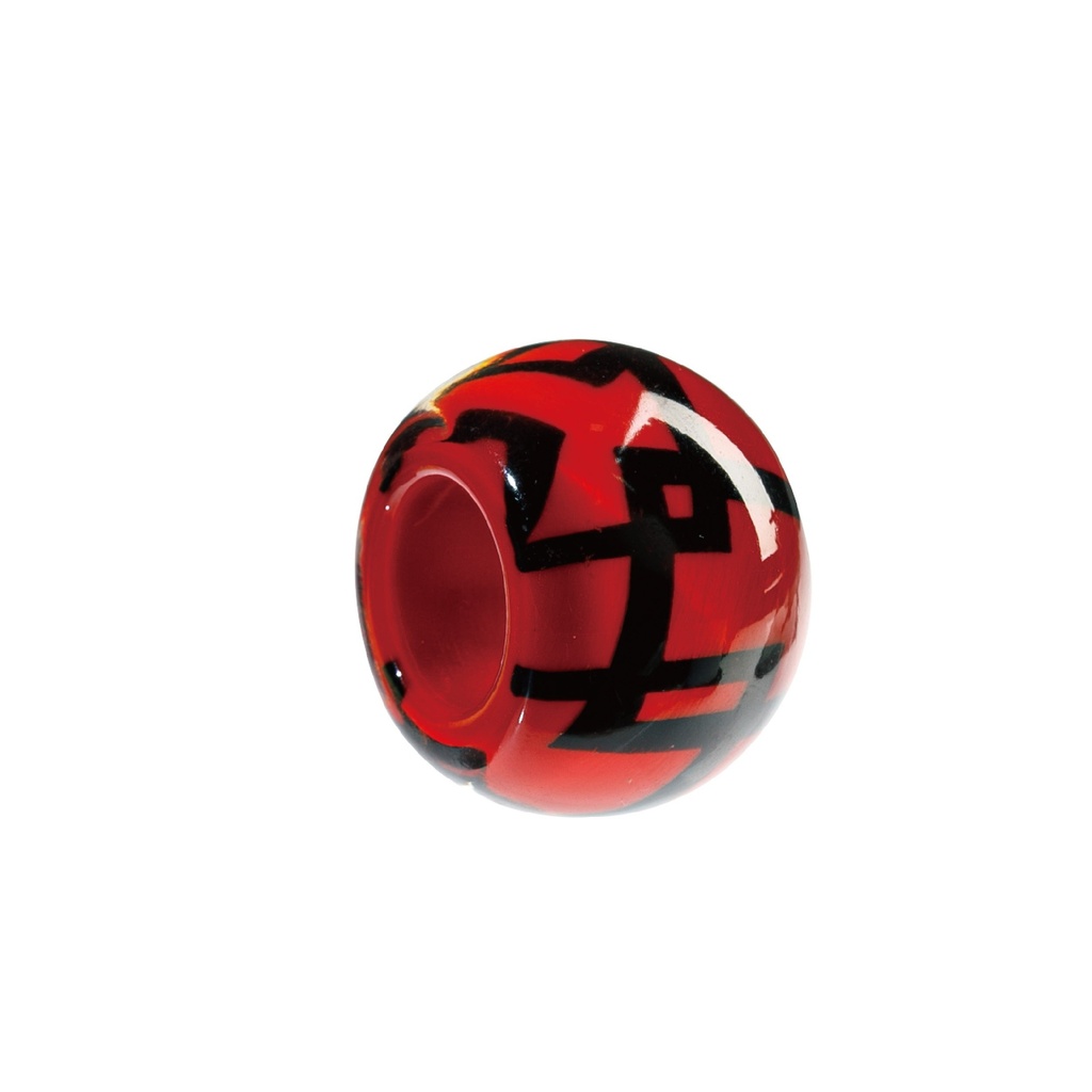 BLISS - Round Bead - Striped MUSEE8(RedBlack)