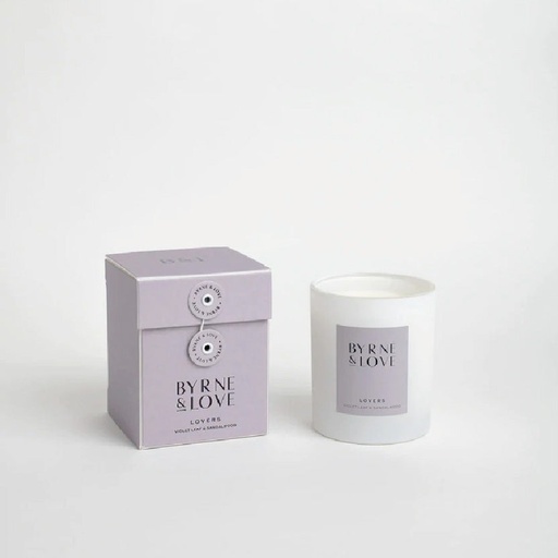 Lovers | Violet Leaf & Sandalwood Candle L