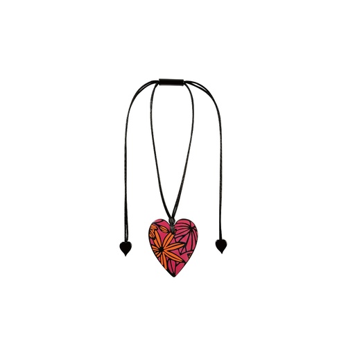 PRIMA HEART - Heart Graphic Pendant Red